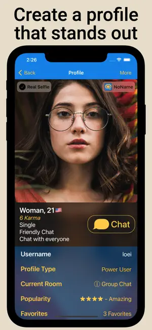 Chat & Make Friends - NoName screenshot 1