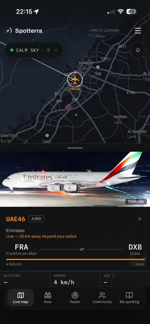 Spotterra: Plane Spotting screenshot 1
