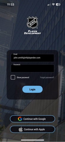 NHL Player Dev screenshot