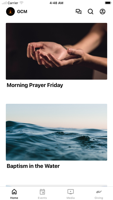 Grounded in Christ Ministry app screenshot