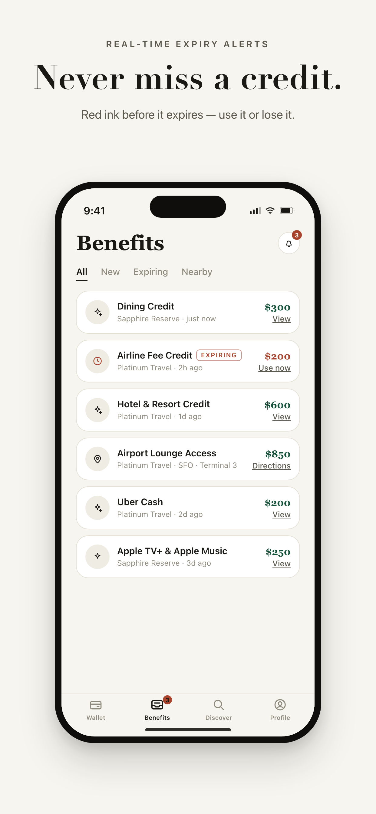 Bevip - Best Credit Card Perks screenshot 3