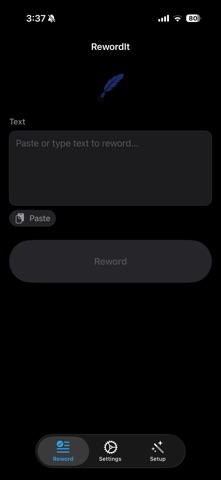 RewordIt App screenshot