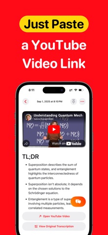 Tubee - AI Video Summary screenshot