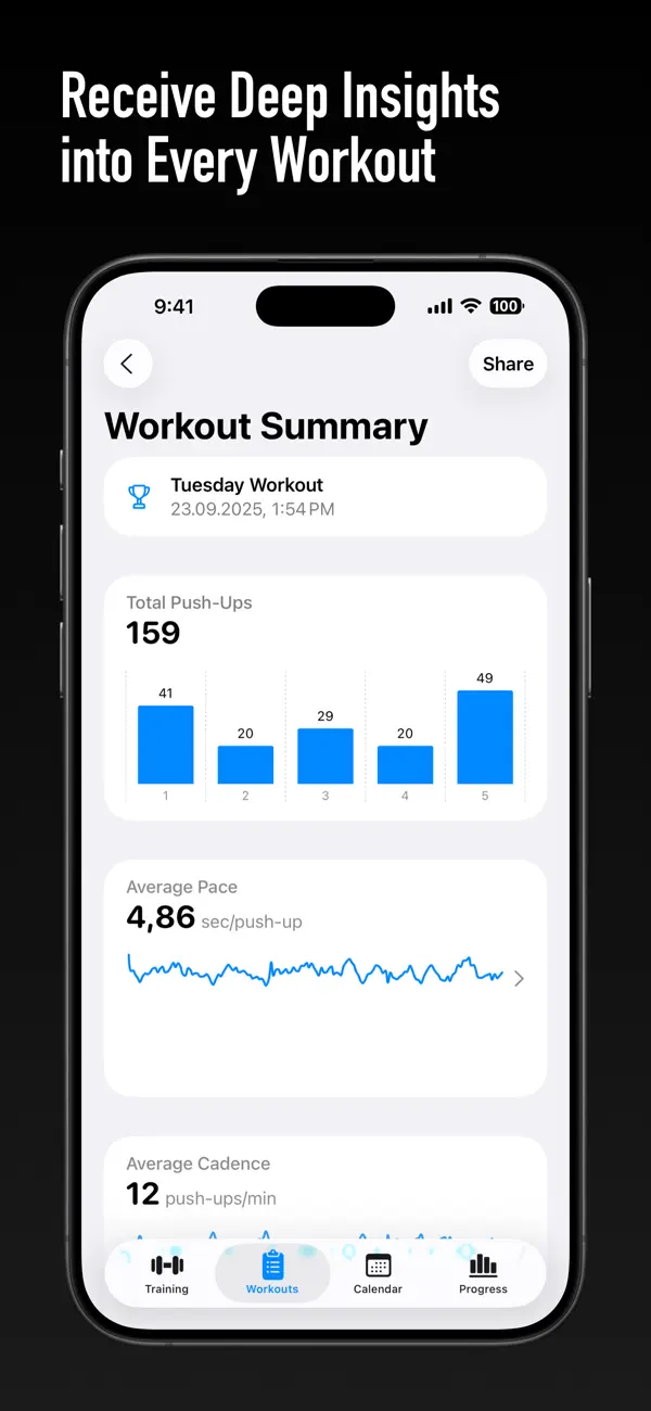 Pushup Tracker: Club Pushanova Screenshot 4