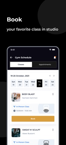 X10 Wellness Gym iPhone screenshot