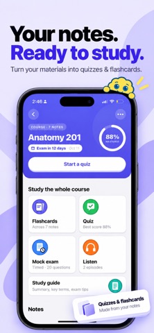 QuizWhiz: AI Study & Notes Screenshot 1 of 10