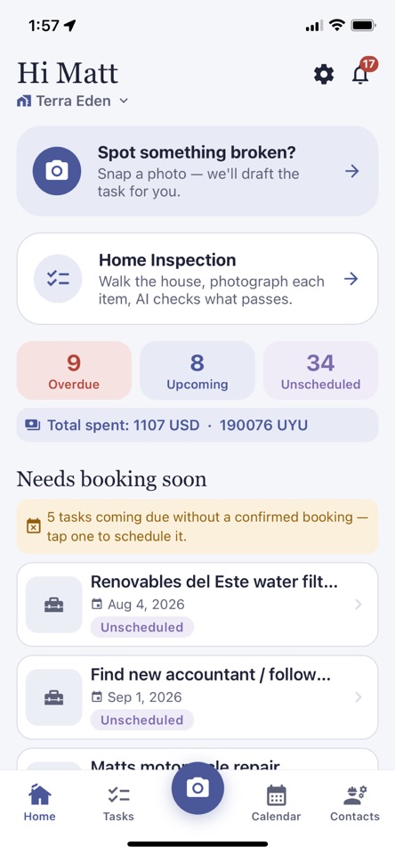 HomeTend: AI Home Inspection screenshot 1