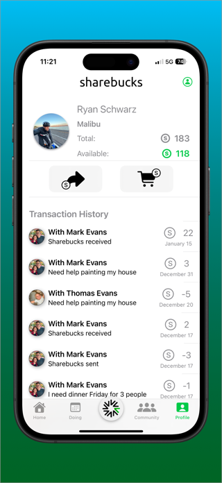 Sharebucks: Do Good Screenshot 8 of 10