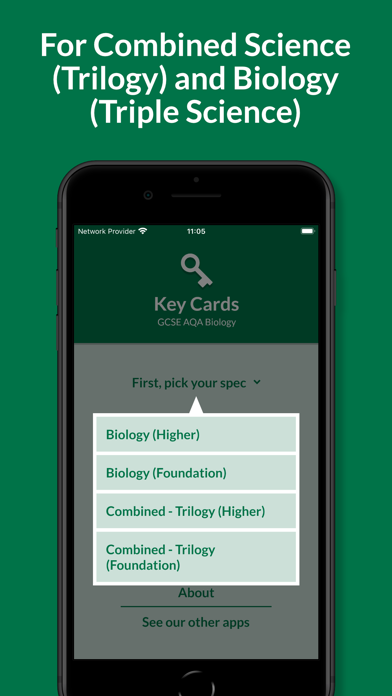 Screenshot #3 pour Key Cards GCSE AQA Biology
