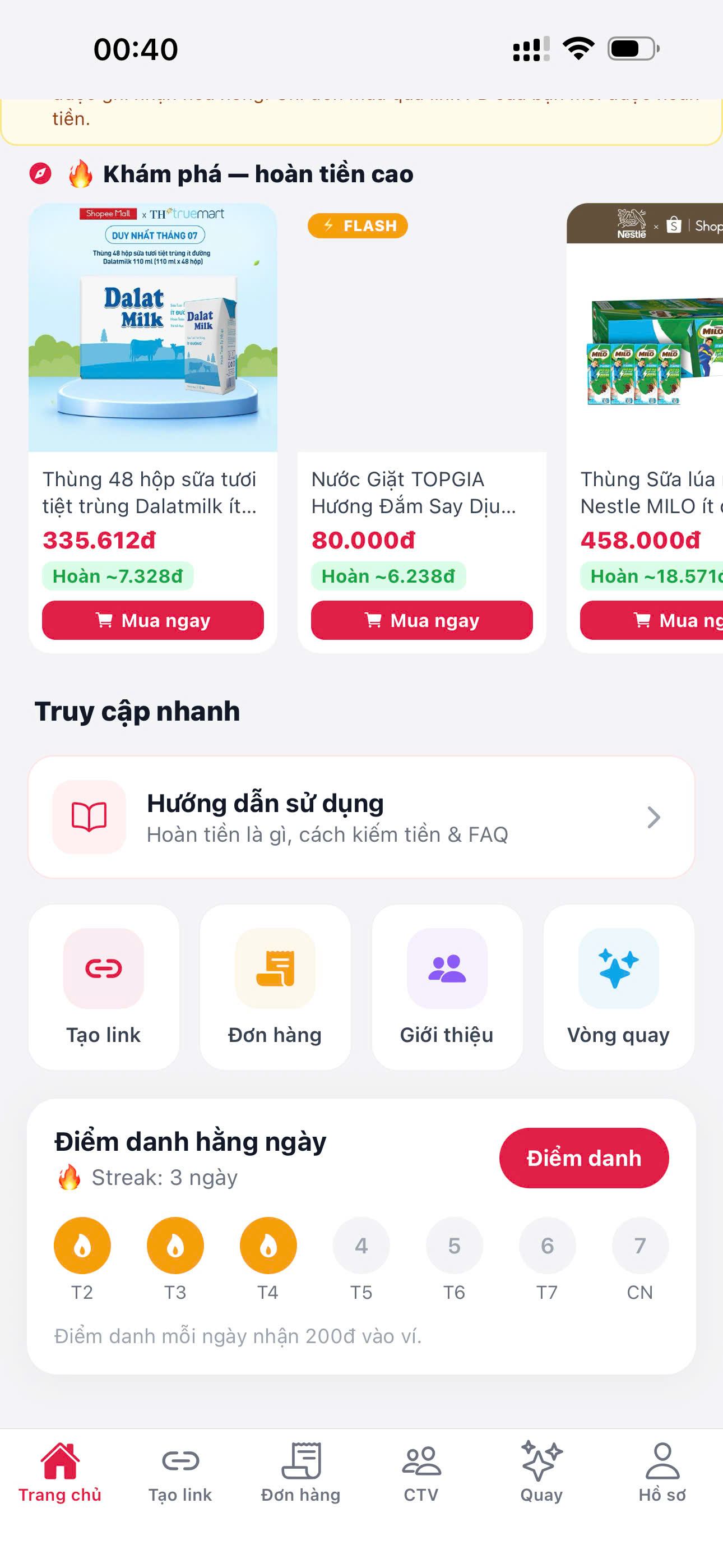 PB Ví Hoàn Tiền screenshot 5