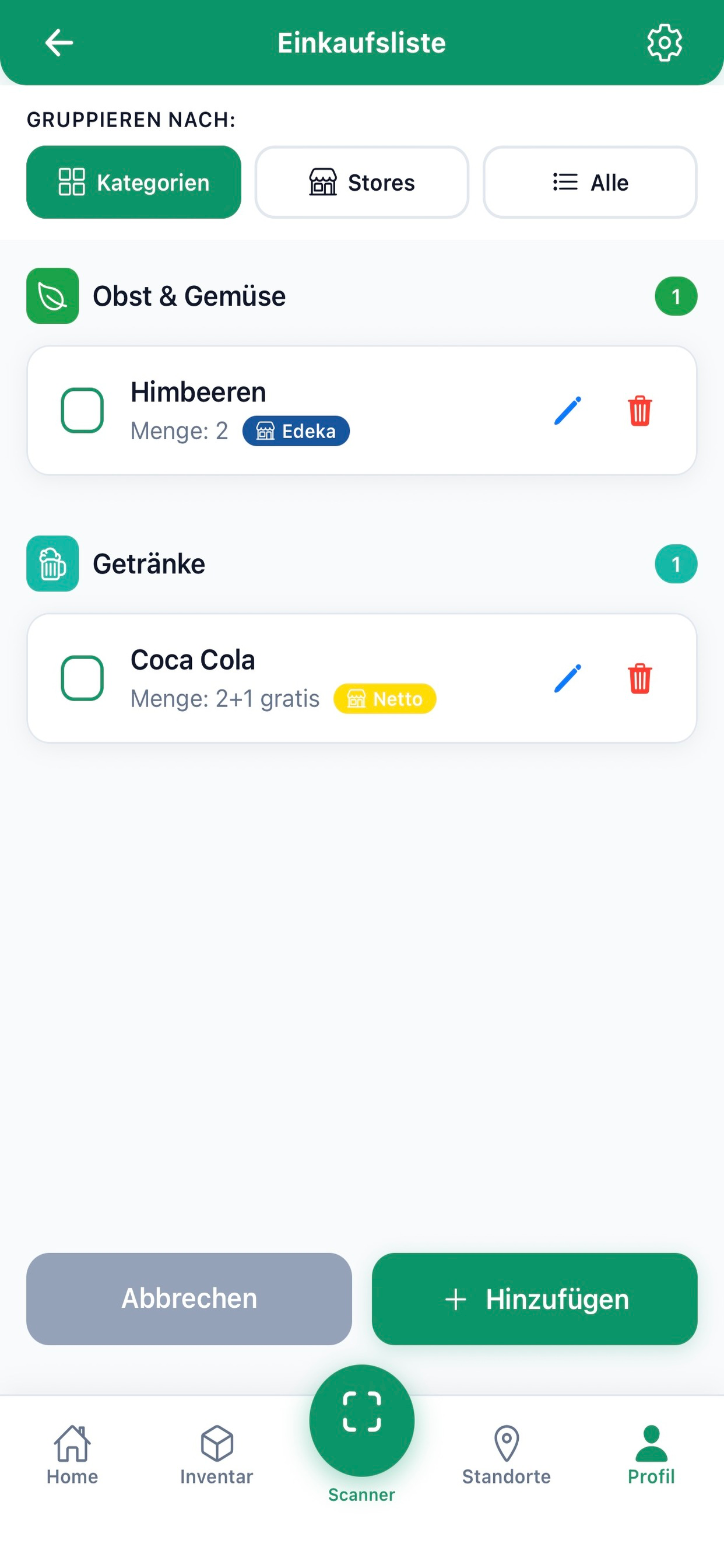 VorratsApp