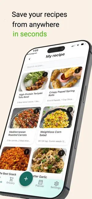 EzyCooking: Recipe keeper screenshot 1