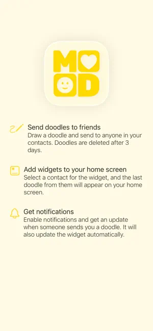 Mood: Friendly Doodles Widget screenshot 4