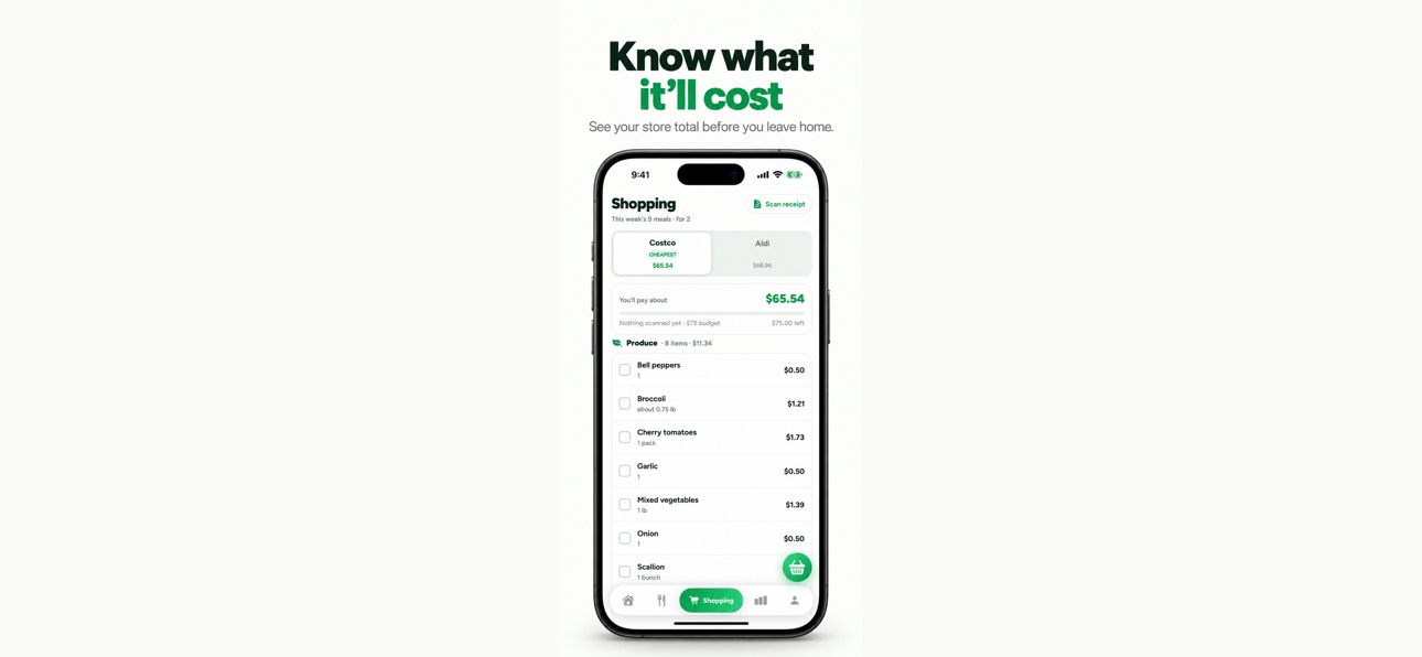 Screenshot 2 of MealMaxx: Meal Plan & Budget