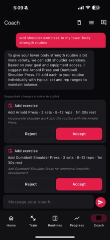 Gains Coach Screenshot 4 of 8