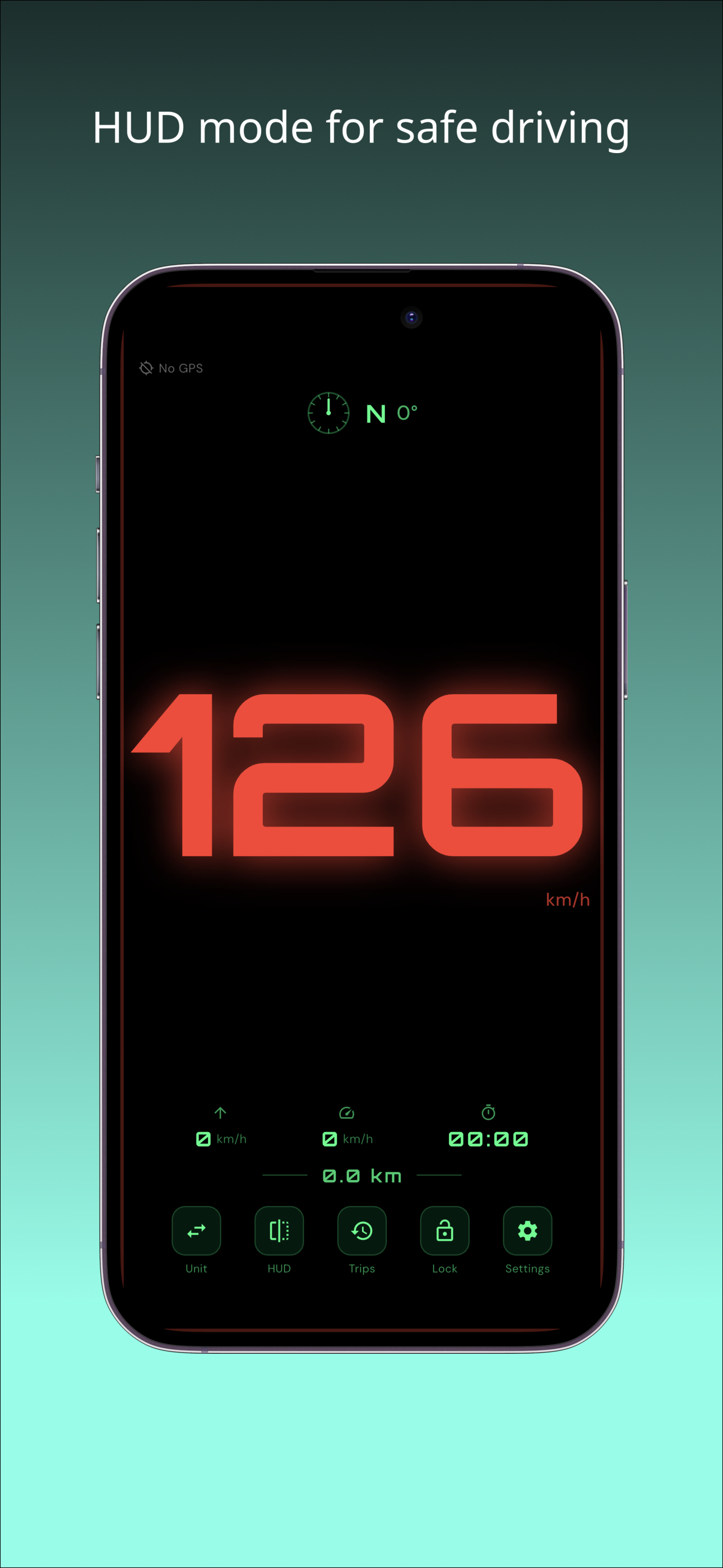 GPS Speed Meter & Trip Log ... screenshot 2