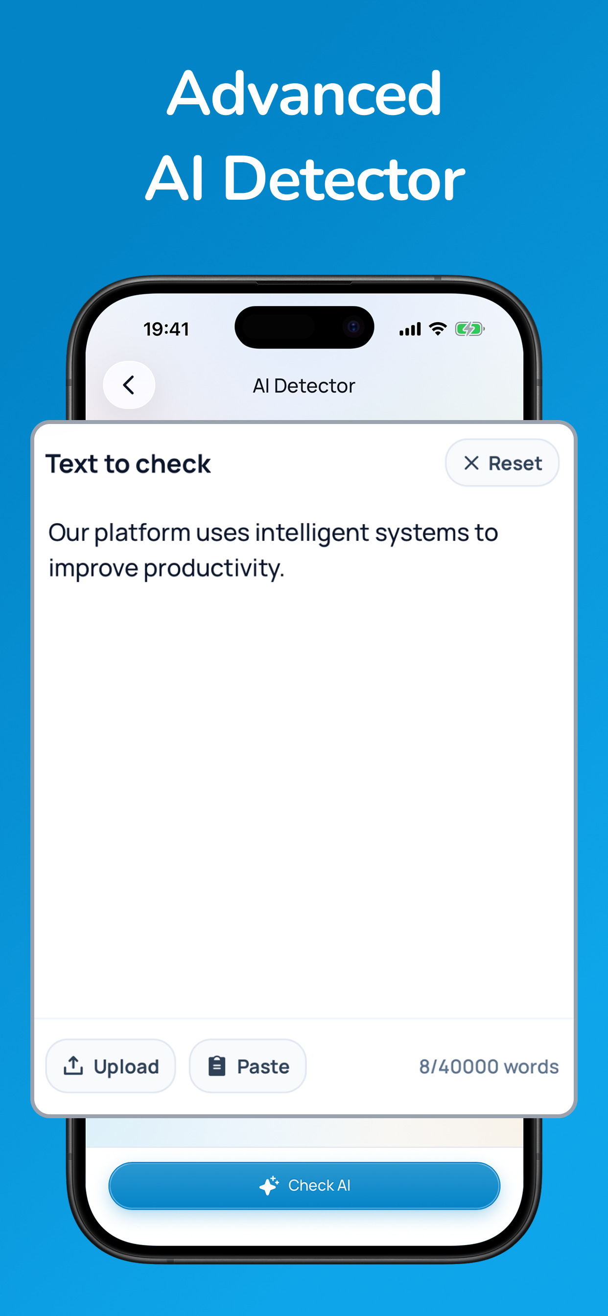 Detect AI: Paraphrase Tool screenshot 2