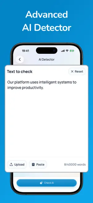 Detect AI: Paraphrase Tool screenshot 2