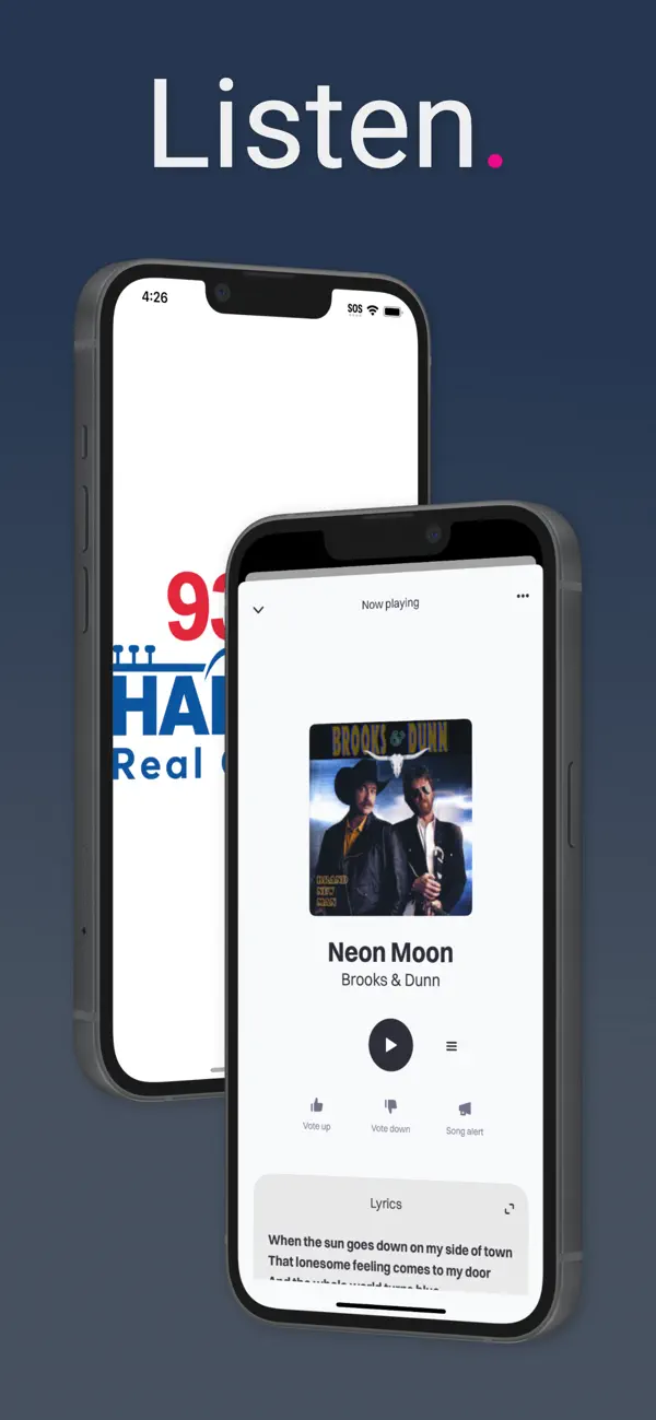 Screenshot #1 pour 93.5 Hank FM