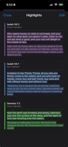 Asante TWI  Bible iPhone screenshot