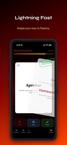 Spanish Flashcards - SRS screenshot