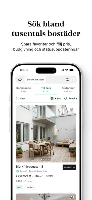 Hemnet – Hitta din drömbostad iPhone screenshot 2