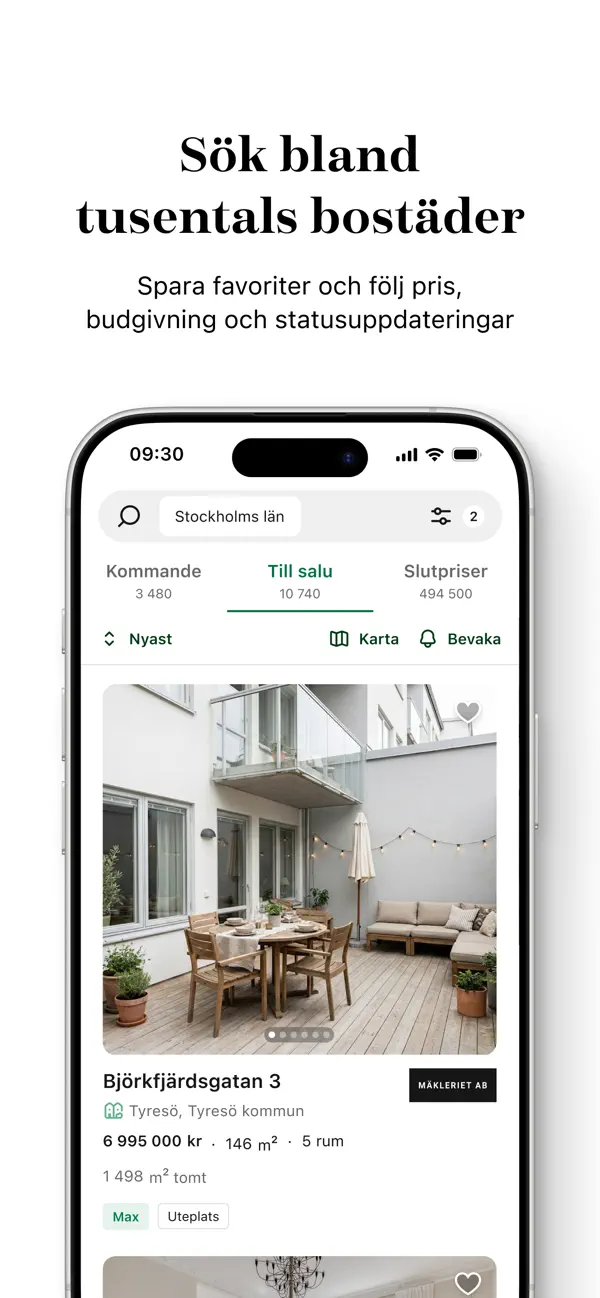 Screenshot #2 pour Hemnet – Hitta din drömbostad