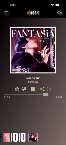 Z105.9 KFXZ-FM screenshot
