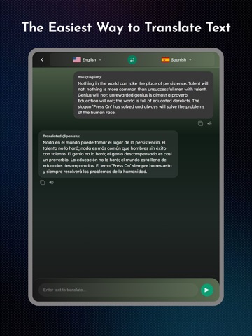 Multi Translate AI iPad screenshot