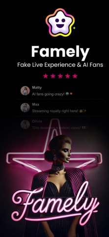 Famely - AI Fake Stream Prank screenshot
