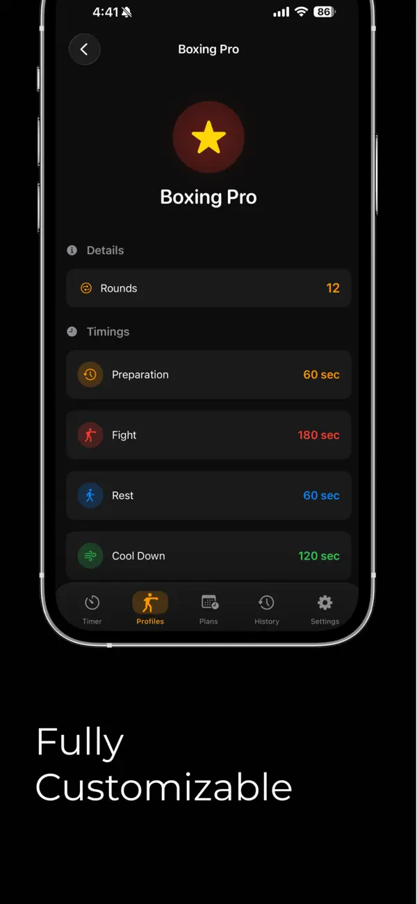 Screenshot #3 pour Boxing Timer: Round Stopwatch