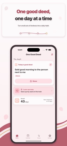 One Good Deed – Kindness Diary Screenshot 1 of 5