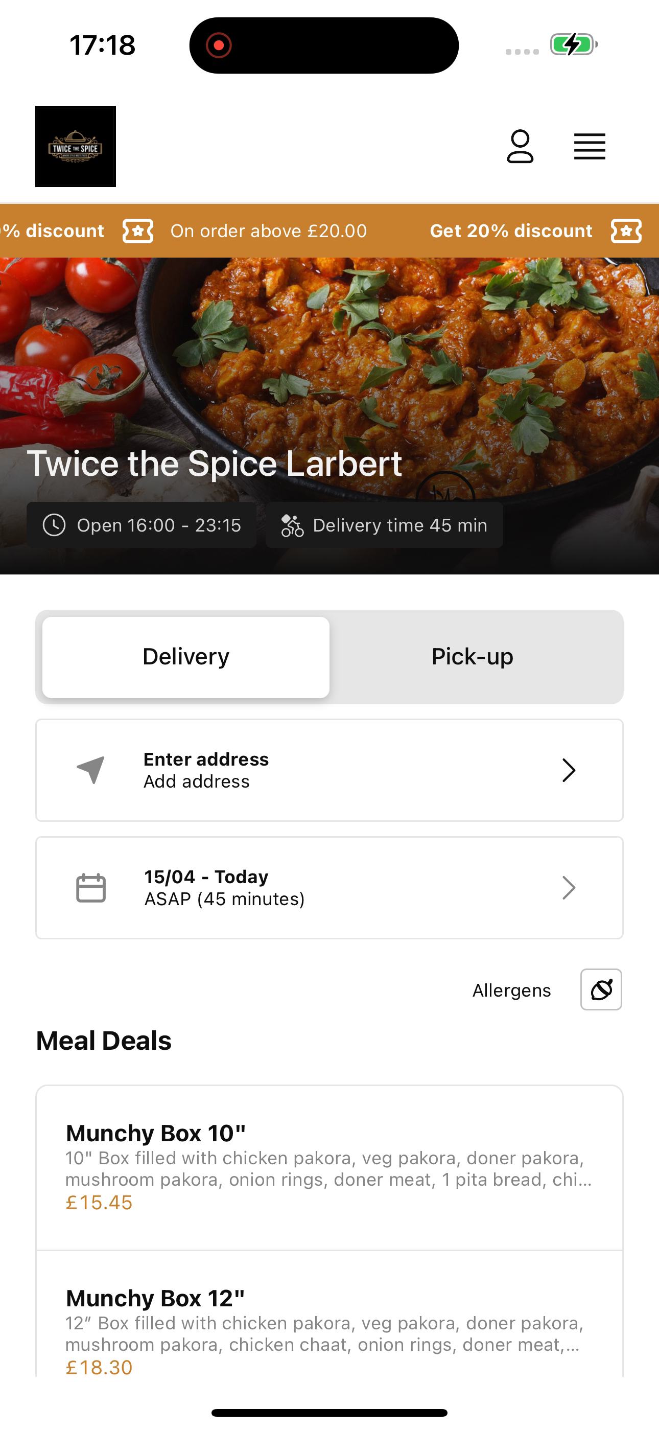 Twice the Spice Larbert