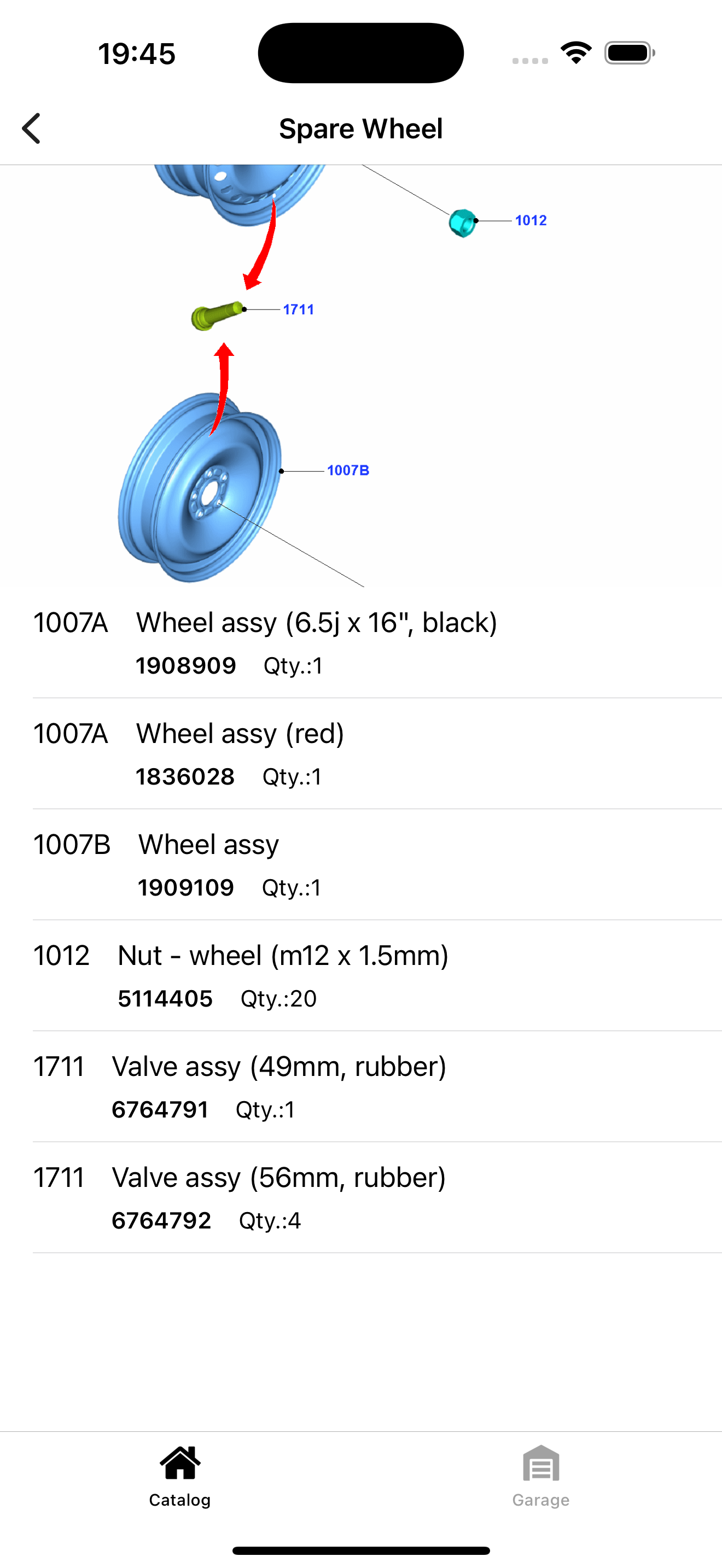 Сar Parts for Ford - diagrams