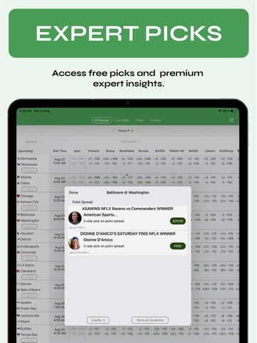 Live Scores and Odds iPad screenshot