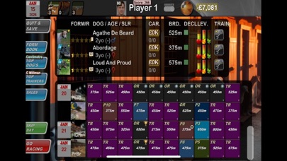 Greyhound Manager Touch Screenshot