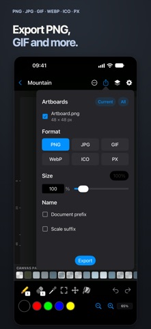 PxPad: Pixel Art Maker Studio Screenshot 6 of 7