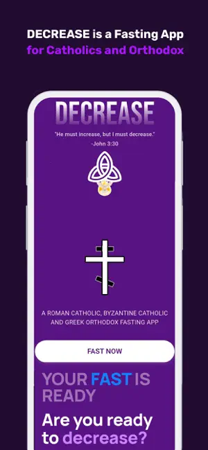 Decrease: Catholic Fasting App screenshot 1