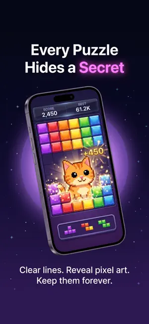 Bopix: Pixel Art Block Puzzle screenshot 1