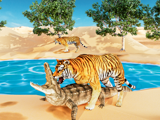Tiger Simulator Hunting Games iPad screenshot