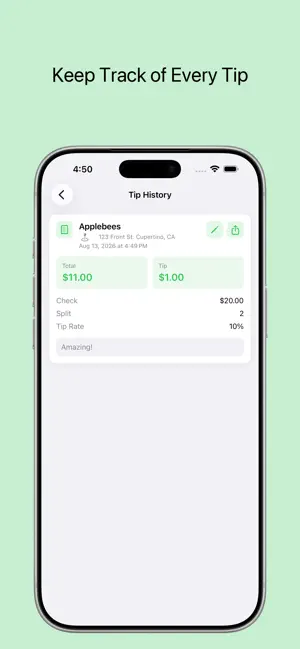 SimplerTips - Simple Tip Calc screenshot 4