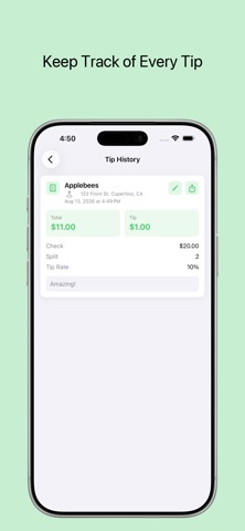 SimplerTips - Simple Tip Calc Screenshot 4 of 4