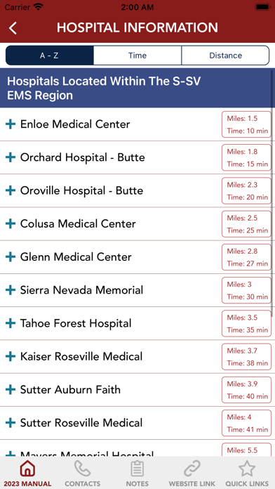 S-SV EMS Field Resource Guide Screenshot
