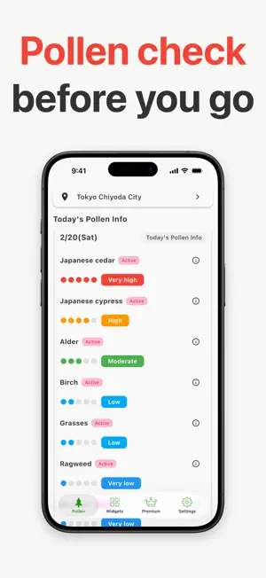 The Pollen Forecast Checker screenshot 1