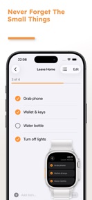 Packing List & Daily Checklist screenshot