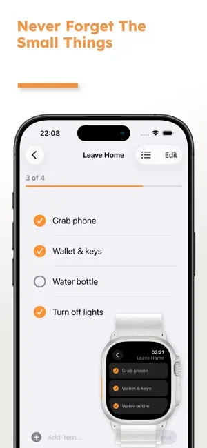 Packing List & Daily Checklist screenshot 2