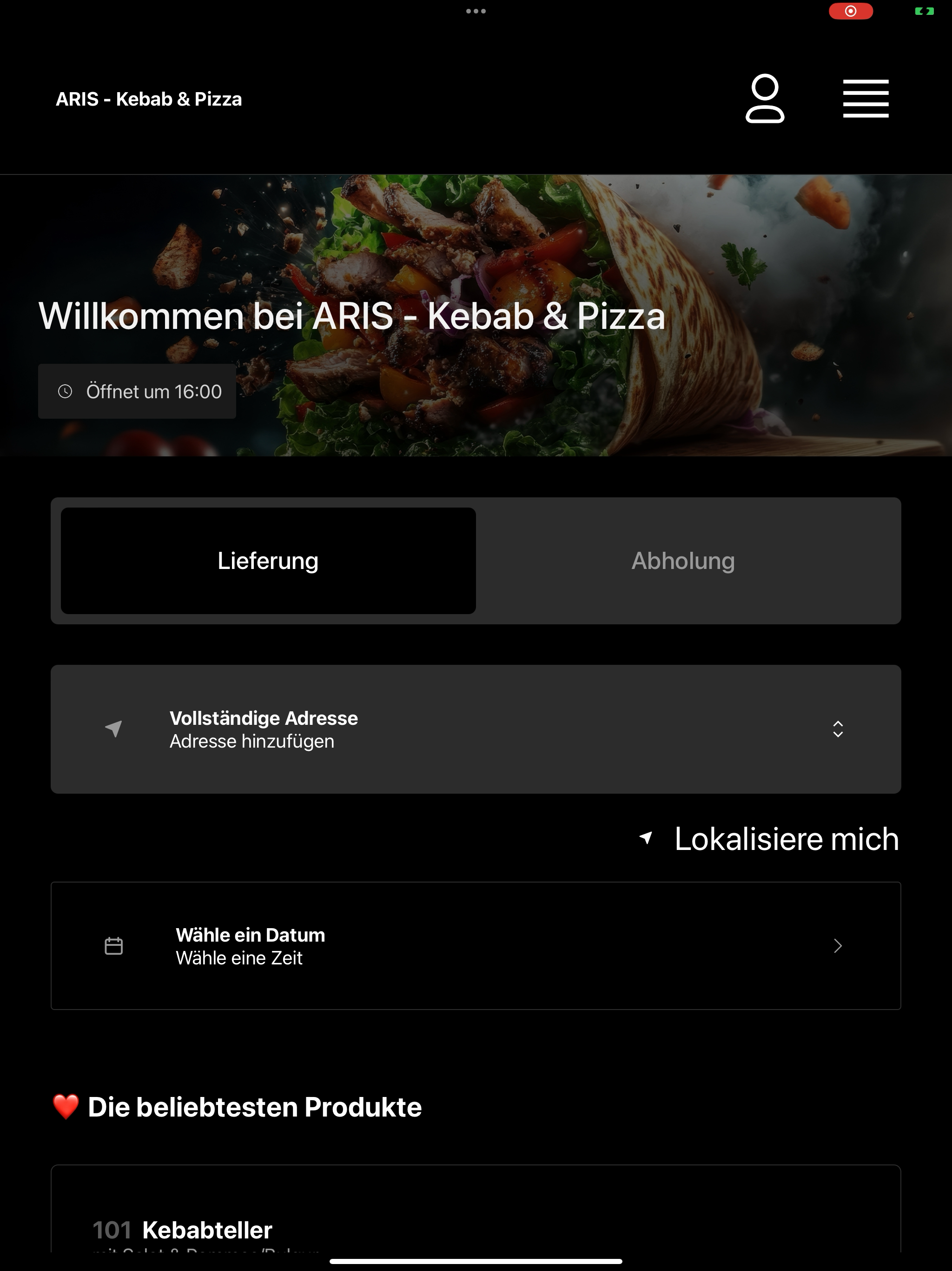 ARIS - Kebab & Pizza screenshot 4