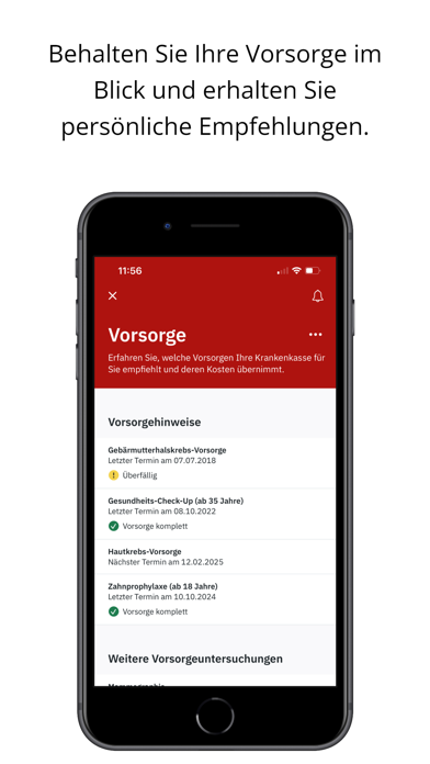 Meine GESUNDHEIT. Screenshot