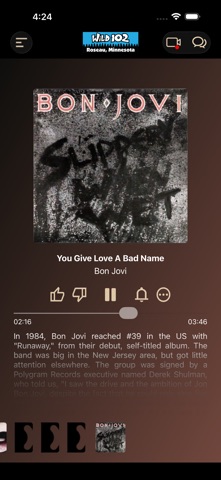 Wild 102 Radio app screenshot