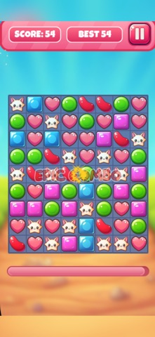 Cute Candy Puzzle Screenshot 1 of 4